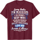 Sorry Ladies I'm Married To A Freaking Awesome Wife Shirt T-Shirt - T-Shirt | Maroon