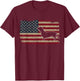 Dachshund America Flag Patriotic Weiner Dog Gift Small T-Shirt - T-Shirt | Maroon