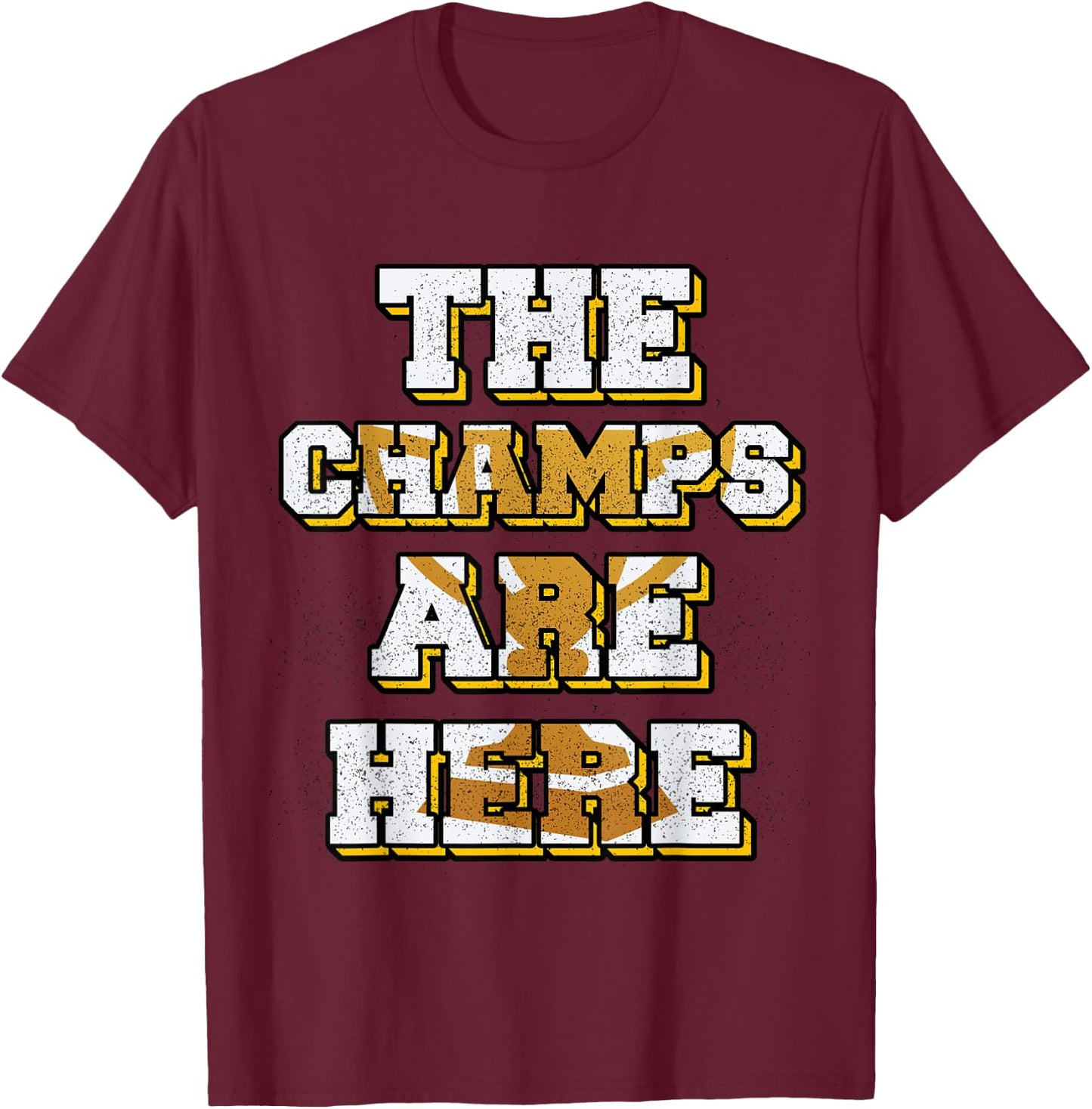 Funny USA Basketball Championship The Champs are here Men T-Shirt - T-Shirt | Maroon