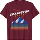 Killington, Vermont - USA Ski Resort 1980s Retro T-Shirt - T-Shirt | Maroon