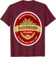 Funny Dadweiser Beer Beer Pong/Dad's gift T-Shirt - T-Shirt | Maroon