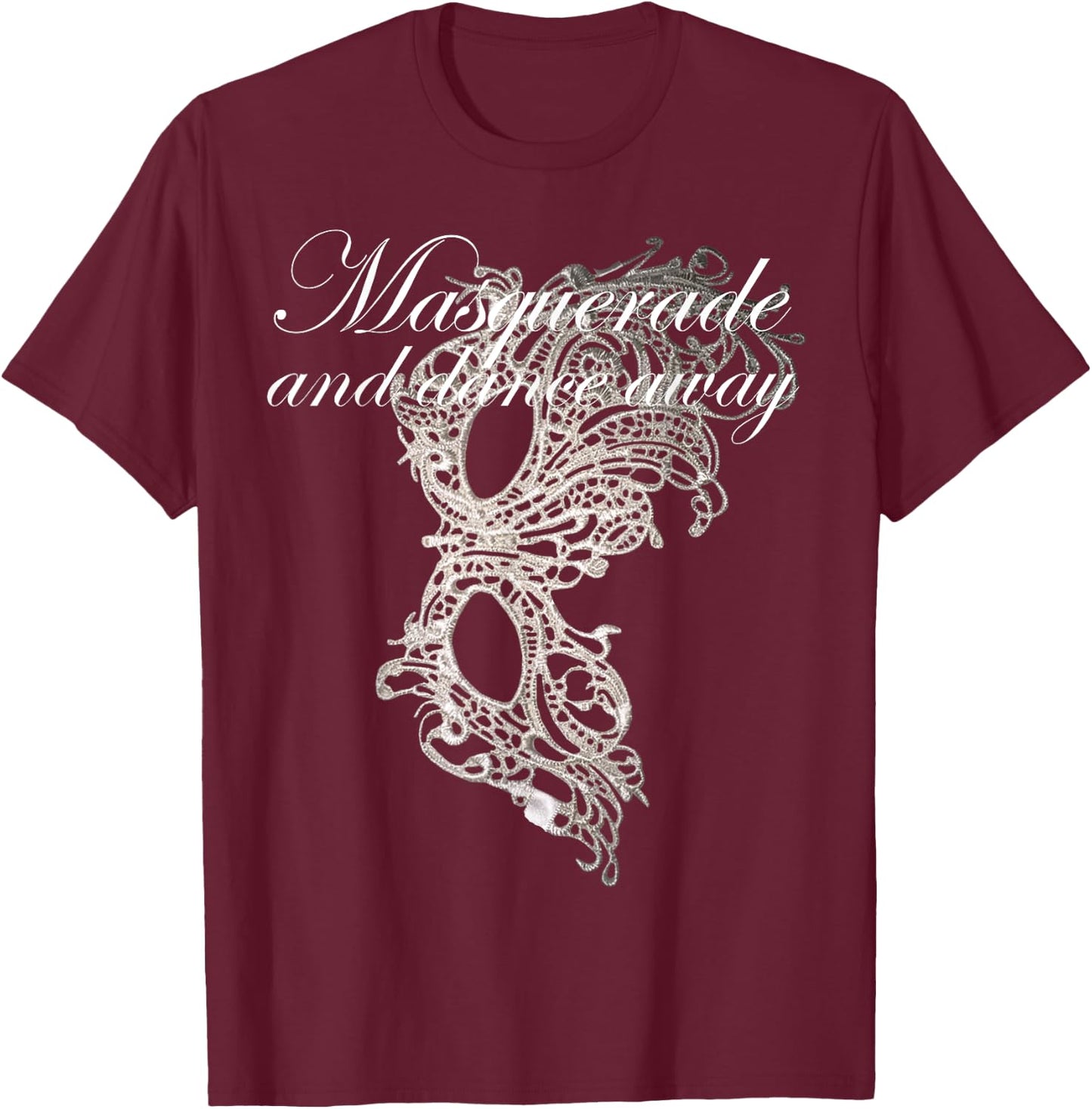 Masquerade mask T-Shirt - T-Shirt | Maroon