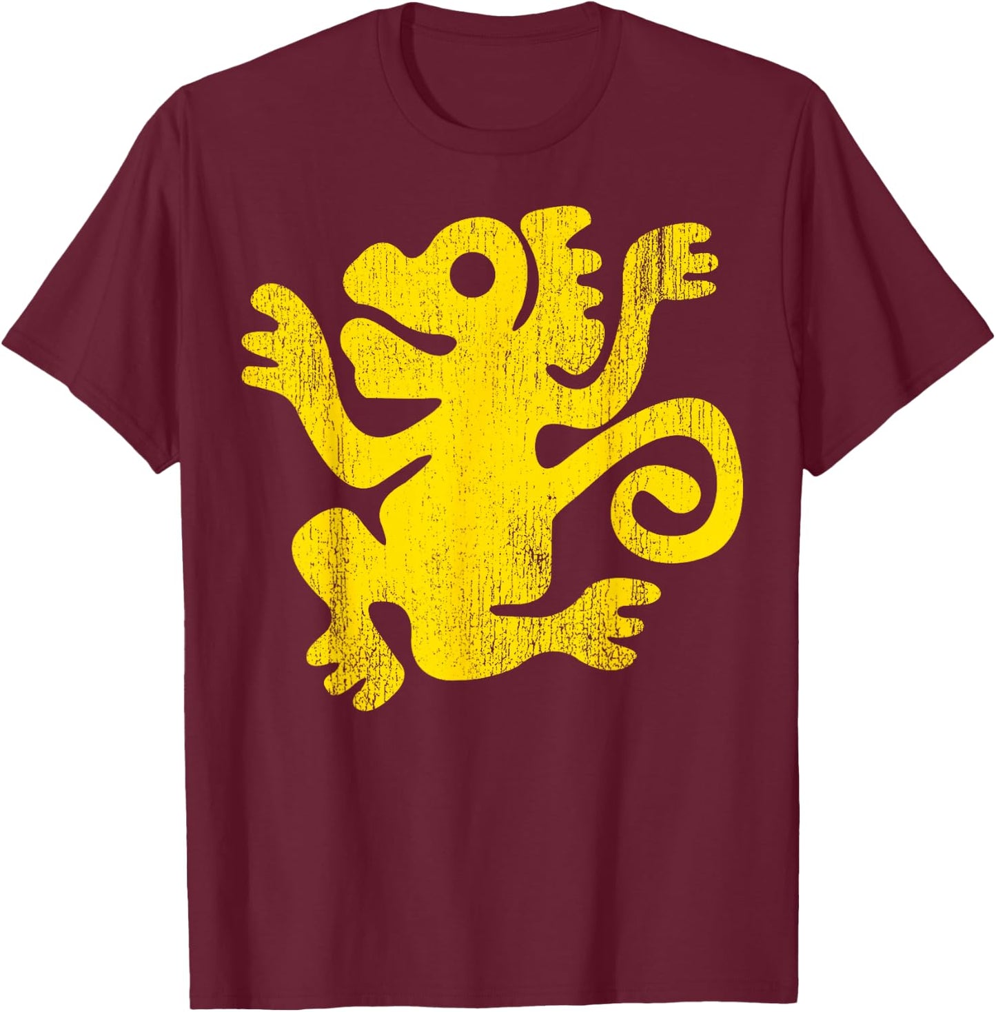 Legends of The Hidden Temple Green Monkey Graphic T-Shirt - T-Shirt | Maroon
