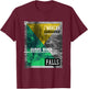 Barely Survived Dunns River Falls Jamaica Holiday T-Shirt - T-Shirt | Maroon