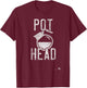 Pot Head Coffee T-Shirt - T-Shirt | Maroon
