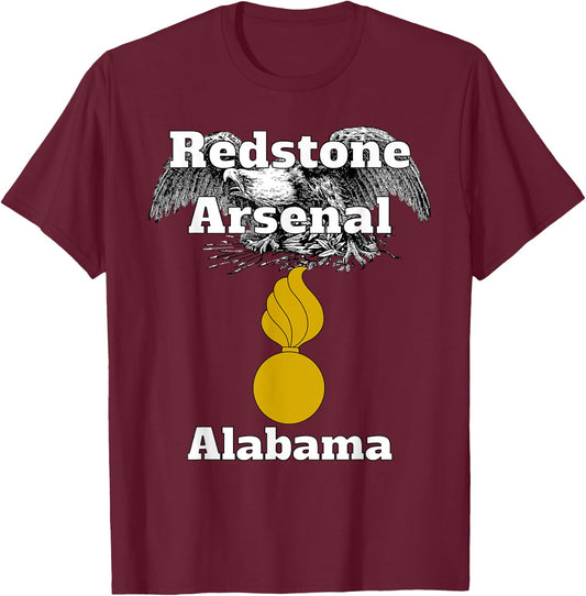 Redstone Arsenal Ordnance Military Design product T-Shirt - T-Shirt | Maroon