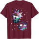 Rick and Morty Space Heads T-Shirt - T-Shirt | Maroon