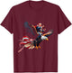 Santa Trump 2024: Making Christmas eagle USA Great Again T-Shirt - T-Shirt | Maroon