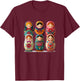 Pretty Matryoshka Doll Costume T-Shirt - T-Shirt | Maroon