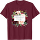 Genealogy Gift Genealogist Gift Ladies Family Research T-Shirt - T-Shirt | Maroon