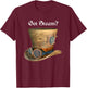 Steam Punk Top Hat Goggles Cosplay Sci Fi T Shirt Steampunk T-Shirt - T-Shirt | Maroon
