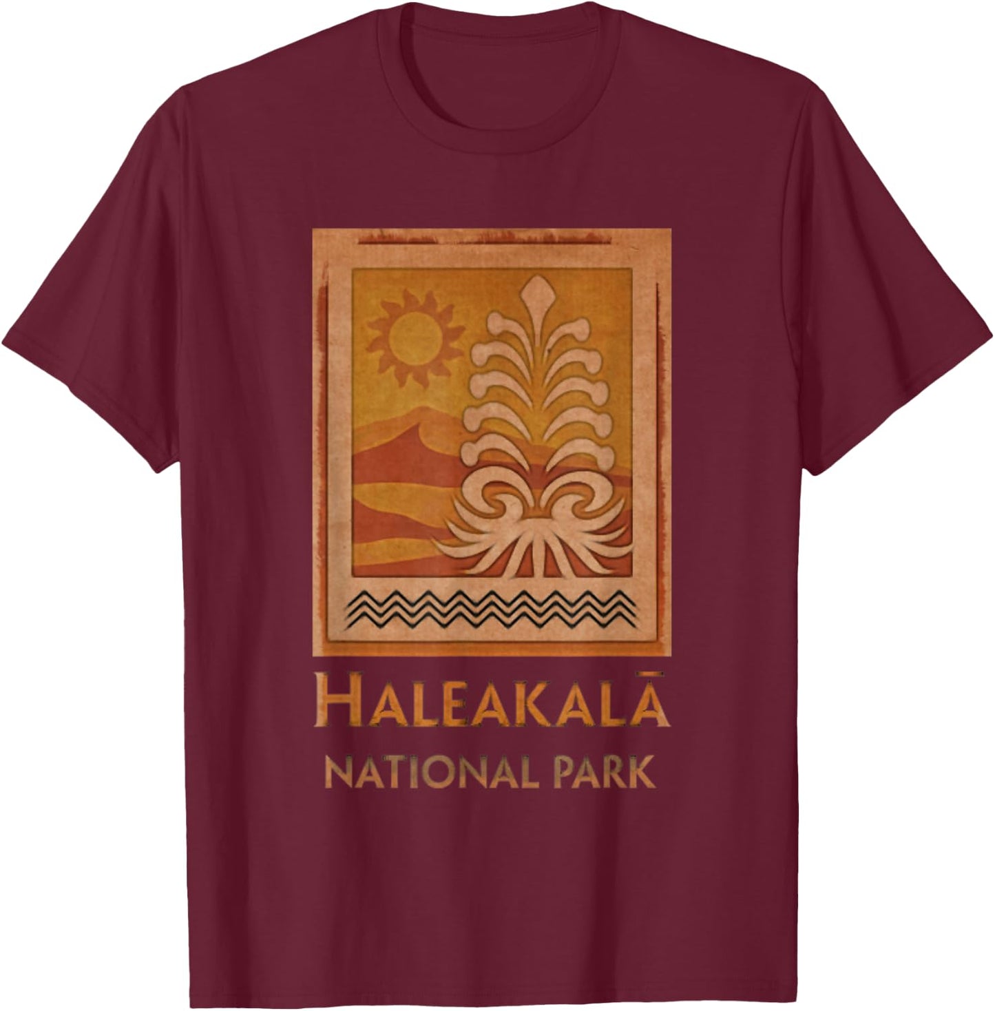 Haleakala National Park Vacation Maui Hawaii T-Shirt - T-Shirt | Maroon