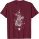 Vitriol - Sol in Leo - Occult Sacred Geometry T-Shirt - T-Shirt | Maroon