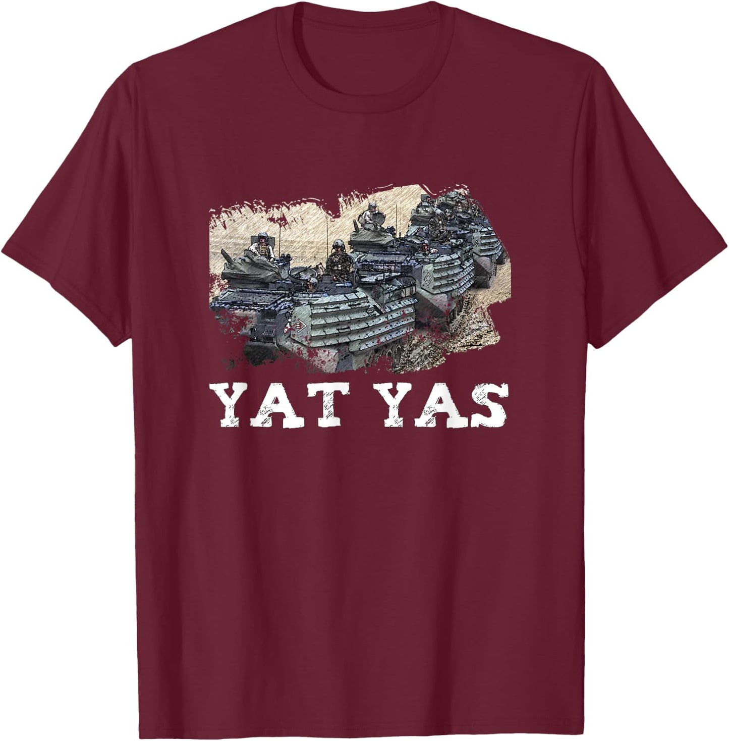 YAT YAS Shirt AAV Crewman T-Shirt - T-Shirt | Maroon
