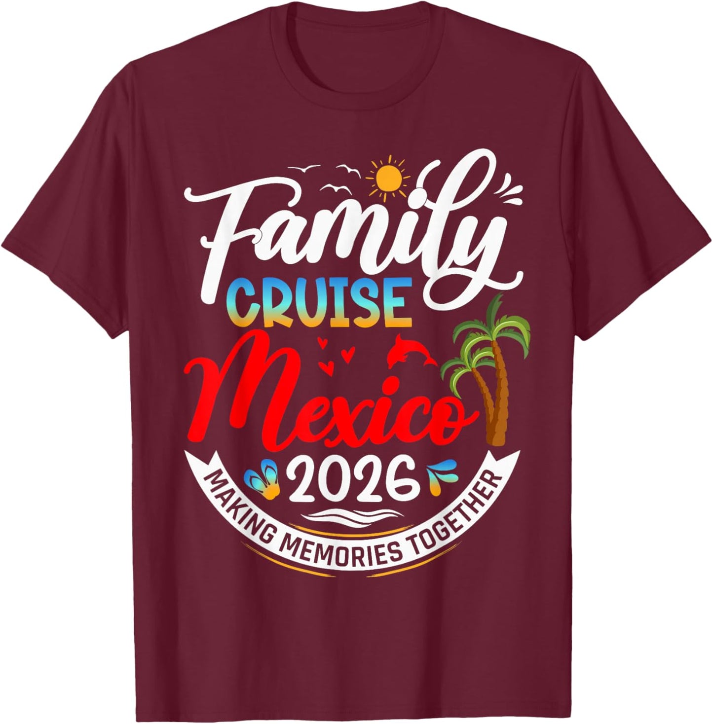 Vacation 2026 T-Shirt - T-Shirt | Maroon