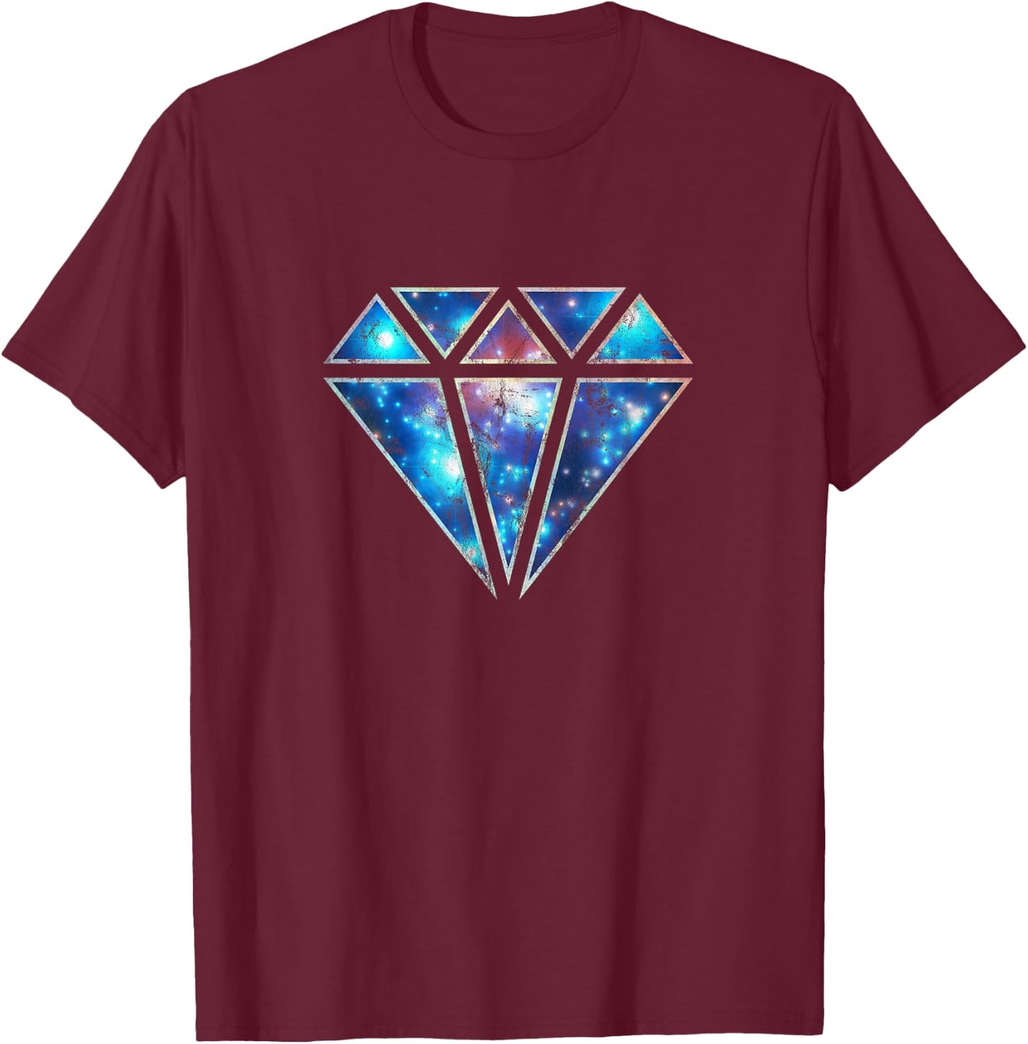Diamond Galaxy Universe Infinity Love Infinity Symbol T-Shirt - T-Shirt | Maroon