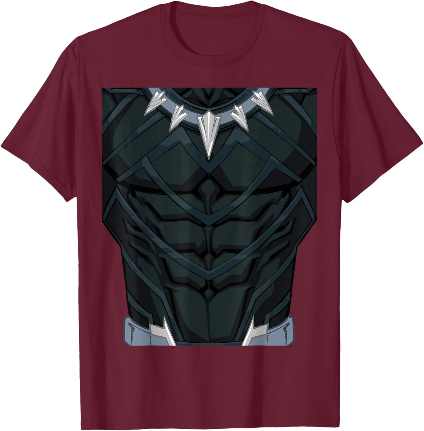 Marvel Black Panther King T'Challa Costume T-Shirt - T-Shirt | Maroon
