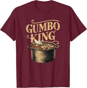 Gumbo King T-Shirt - T-Shirt | Maroon