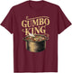 Gumbo King T-Shirt - T-Shirt | Maroon