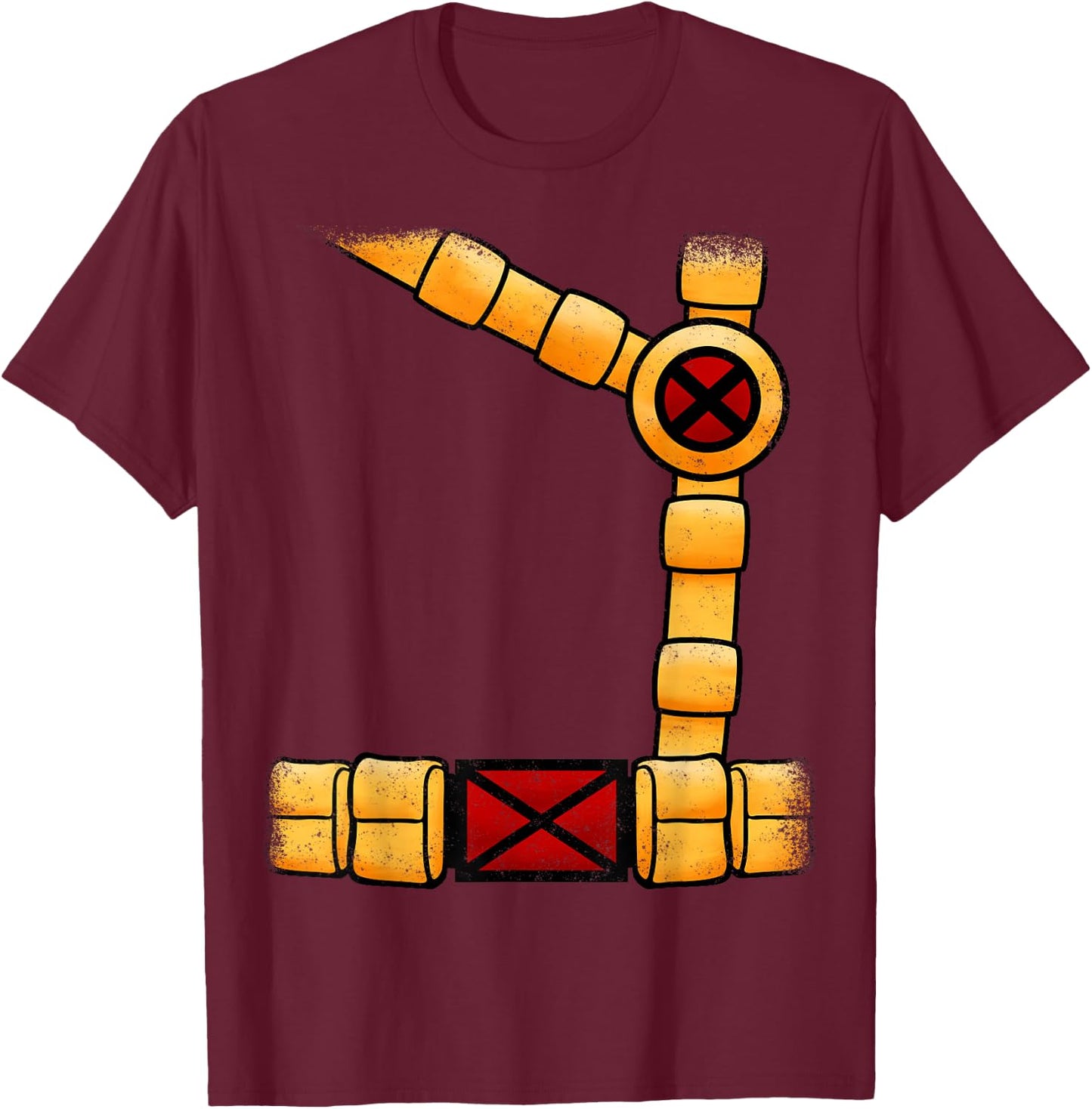 Marvel X-Men Cyclops Costume T-Shirt - T-Shirt | Maroon