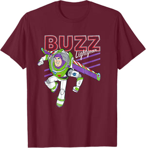 Disney Pixar Toy Story 4 Classic Buzz Lightyear T-Shirt - T-Shirt | Maroon