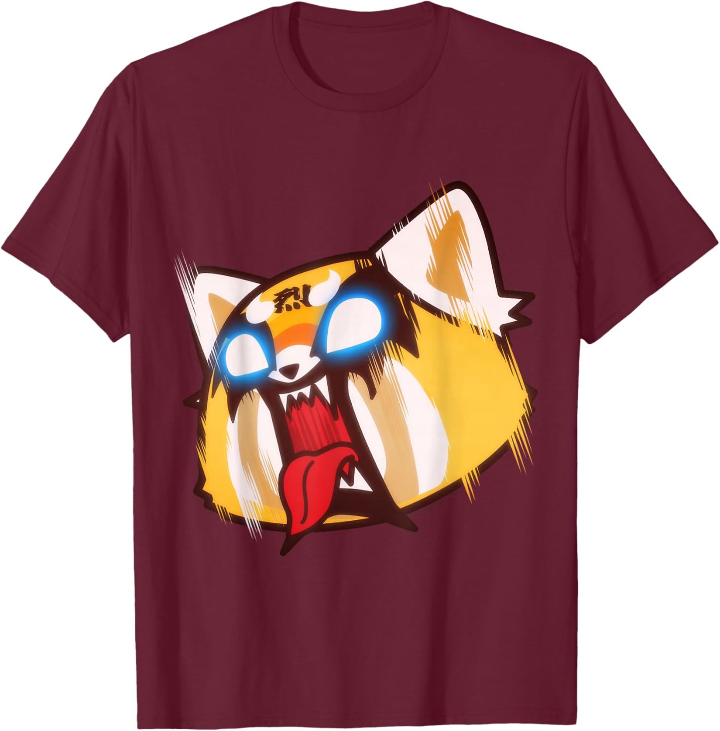Aggretsuko Screaming Rage Shirt T-Shirt - T-Shirt | Maroon