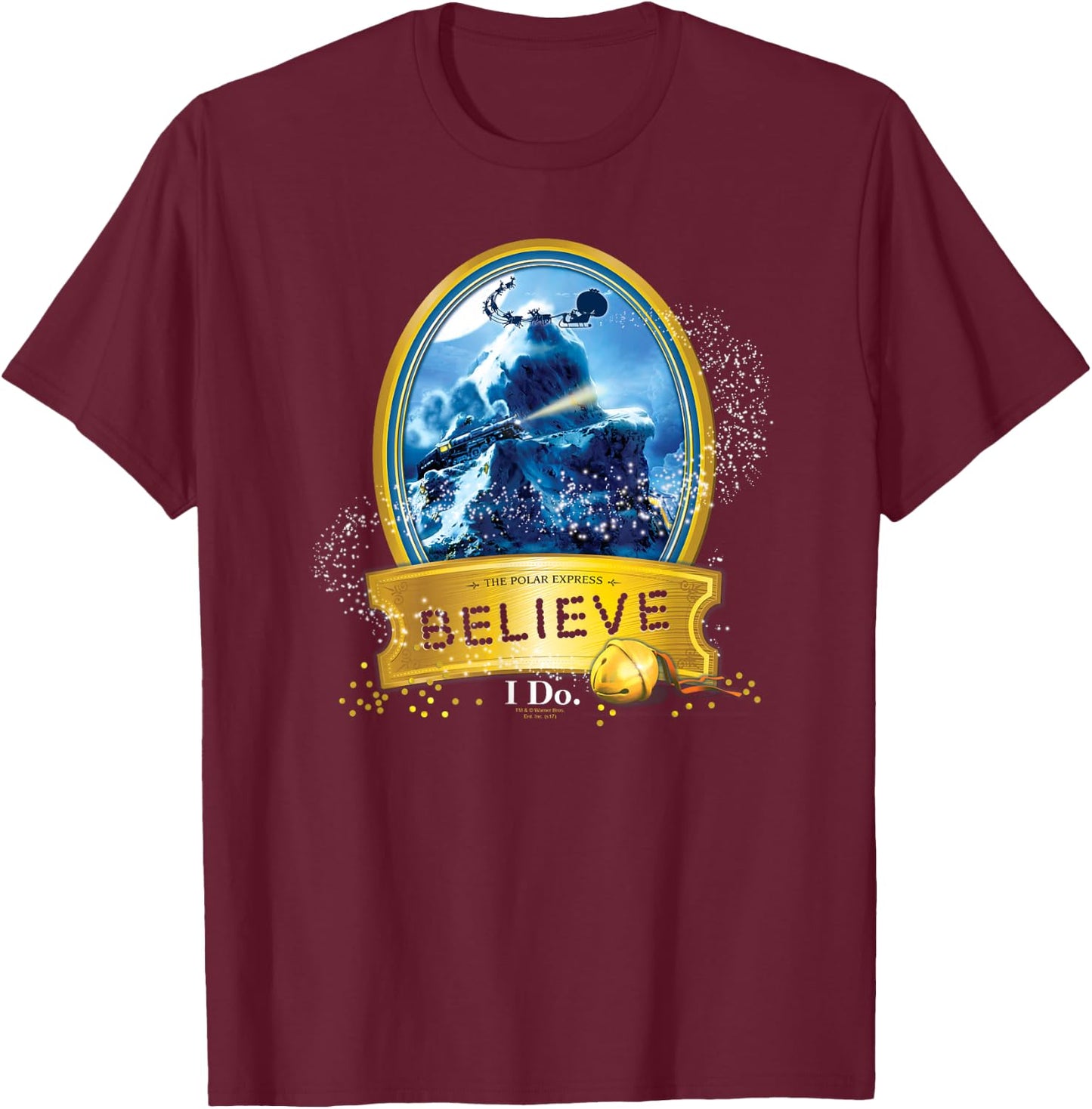 Polar Express True Believer T-Shirt - T-Shirt | Maroon