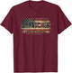 American Flag Vintage Dispatcher T-Shirt - T-Shirt | Maroon