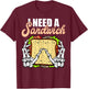 All I need is a Sandwich Halloween Costume Horror movies T-Shirt - T-Shirt | Maroon