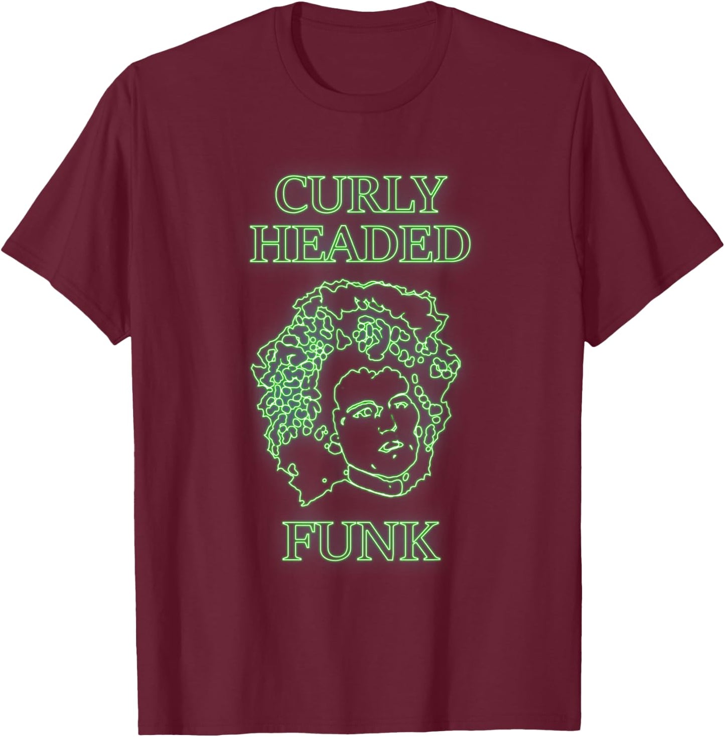 Ben Askren Curly Headed Funk T-Shirt - T-Shirt | Maroon