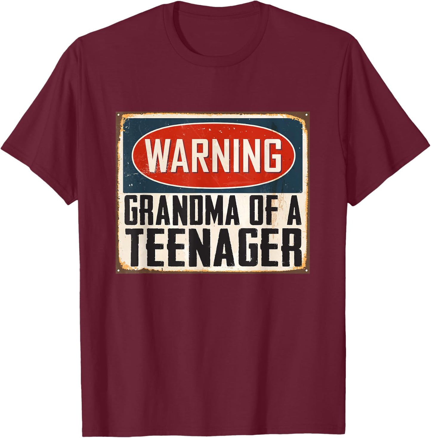 Grandma 13th Birthday Matching Official Teenager T-Shirt - T-Shirt | Maroon