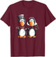 Awesome Penguin Wedding Gift Bride And Groom T-Shirt - T-Shirt | Maroon