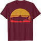 Tarpon Fishing - Retro Tarpon Saltwater Fisherman T-Shirt - T-Shirt | Maroon