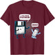 "I am your father" Floppy Disk & USB funny shirt T-Shirt - T-Shirt | Maroon