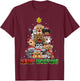 Merry Woofmas - Merry Christmas For Dog Lovers T-Shirt - T-Shirt | Maroon