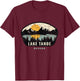 Lake Tahoe Nevada, NV Vacation Souvenir T-Shirt - T-Shirt | Maroon