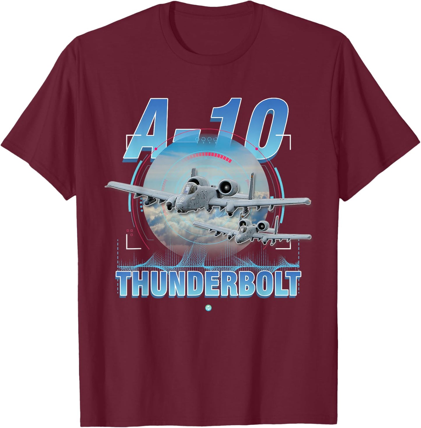 A-10 Thunderbolt II (Warthog) Gift Veterans T-Shirt - T-Shirt | Maroon
