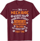 I'm A Mechanic Because Engineers Can't Get It Right T-Shirt - T-Shirt | Maroon