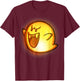 Nintendo Super Mario Boo Halloween Pumpkin Graphic T-Shirt - T-Shirt | Maroon