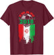Iran 2018 Soccer Iranian Flag Shirt Fan Gift T-Shirt - T-Shirt | Maroon
