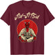 Japanese Oni Demon - Brazilian Jiu-Jitsu, MMA, BJJ T-Shirt - T-Shirt | Maroon
