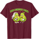 Perfect Pear Bridal Shower Matching Bride and Groom Fruit T-Shirt - T-Shirt | Maroon