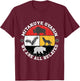 Native American spiritual Medicine Wheel Mitakuye Oyasin T-Shirt - T-Shirt | Maroon