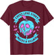 Disney Villains Valentine's Day Love Story Poison Apple Logo T-Shirt - T-Shirt | Maroon