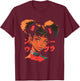 Harajuku Cyberpunk Black Girl Anime Manga Waifu Japanese T-Shirt - T-Shirt | Maroon