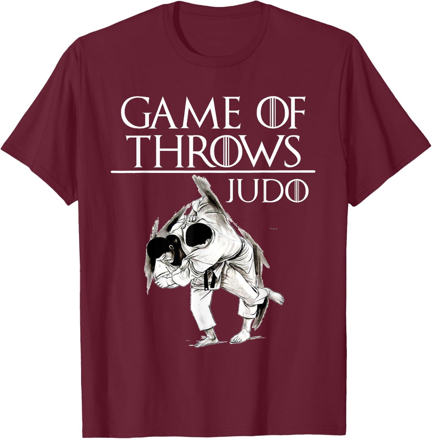 Game of Throws Judo BJJ T-Shirt - T-Shirt | Maroon