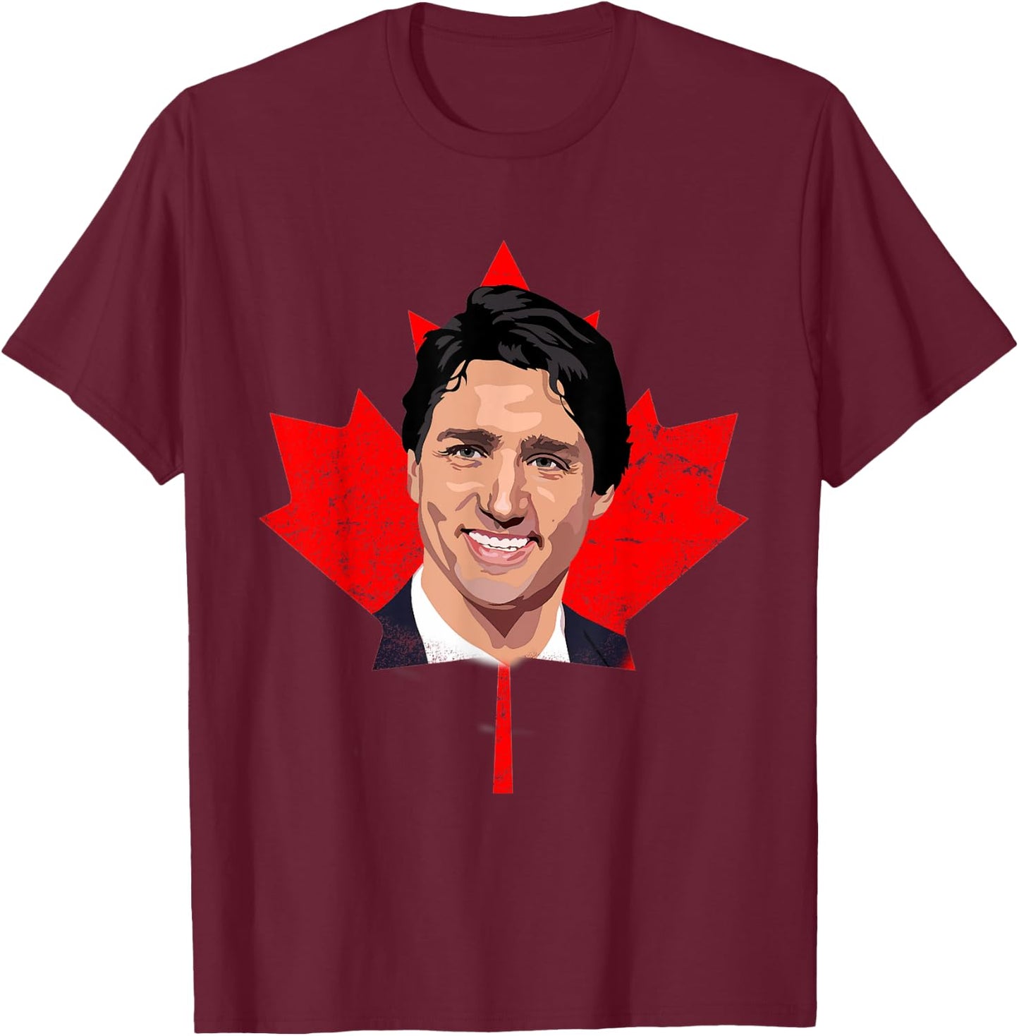Justin Trudeau - Canada gift T-Shirt - T-Shirt | Maroon