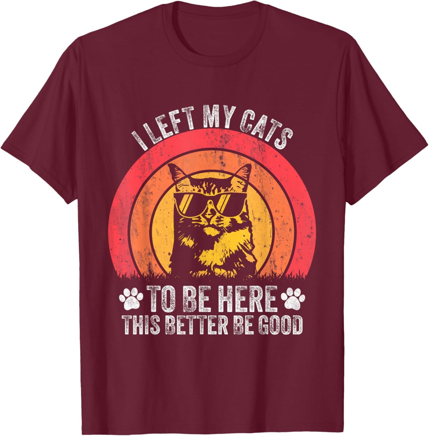 Funny Vintage T-Shirt - T-Shirt | Maroon