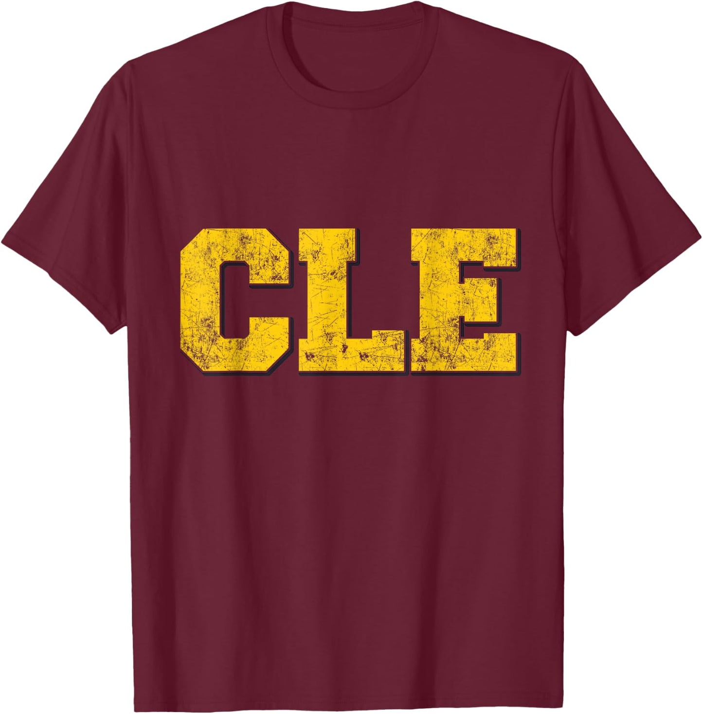 CLE Defend The Land (Cleveland) T-Shirt - T-Shirt | Maroon