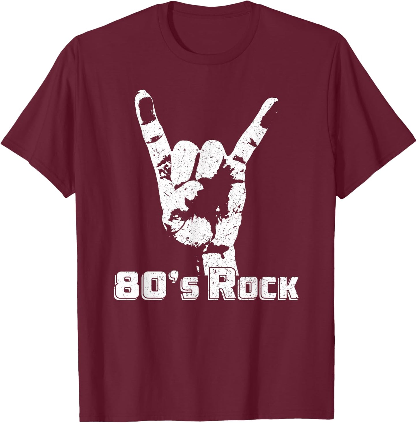 80 s Rock - 80s Rock Band T-Shirt - T-Shirt | Maroon